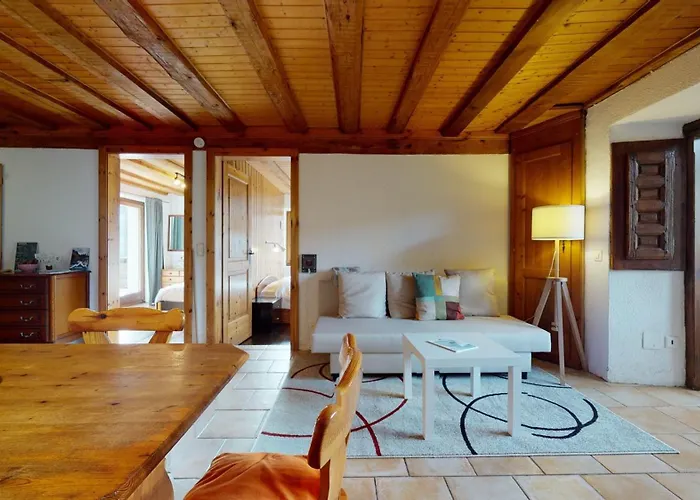 Apartmán Les Hirondelles, Cosy With A Magnificent View On The Mountains